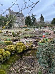 Image of the uncovered pools at bannockburn house