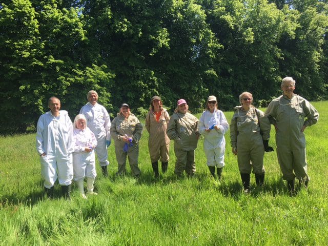 Beekeepers visit